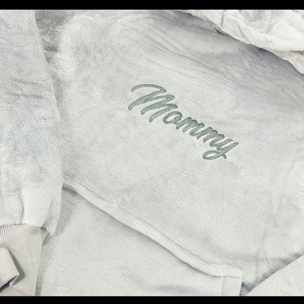 Oversized Blanket Hoodie Personalised Etsy UK