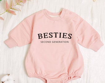 Best Friend Shirts|Besties Baby Matching Onesie|Baby Shower Gift|I Love Aunt|Besties Matching Romper|Mother's Day Gift|BFF Baby Shirt