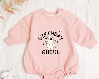 Birthday Ghoul Halloween Baby Romper|Halloween Birthday Baby Shirt|Pumpkin Bubble Romper|Halloween Baby Outfit|Spooky Baby Shirt|Ghost Baby
