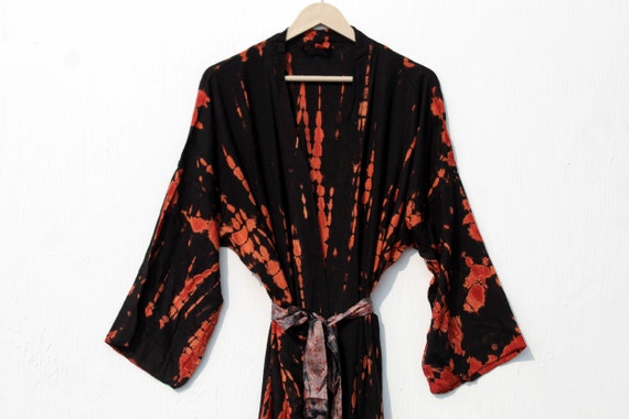 Tie & Dye Kimono | Ombre Dye Kimono | Bathrobe Lo… - image 4