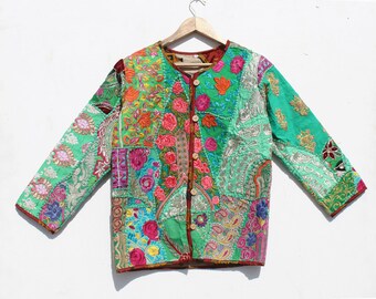embroidered coat/ coat / Embellished jacket / handmade / Boho & Hippie,vintage banjara jackets.