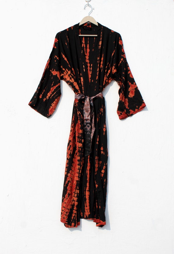 Tie & Dye Kimono | Ombre Dye Kimono | Bathrobe Lo… - image 3