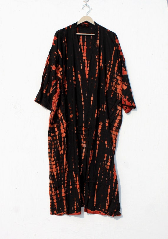 Tie & Dye Kimono | Ombre Dye Kimono | Bathrobe Lo… - image 1