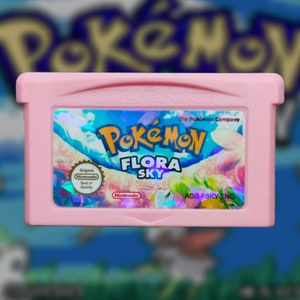 Pokemon Flora Sky Version - Custom Hackrom GBA - Jeu rétro pour GameBoy Advance - No RTC - Anglais uniquement