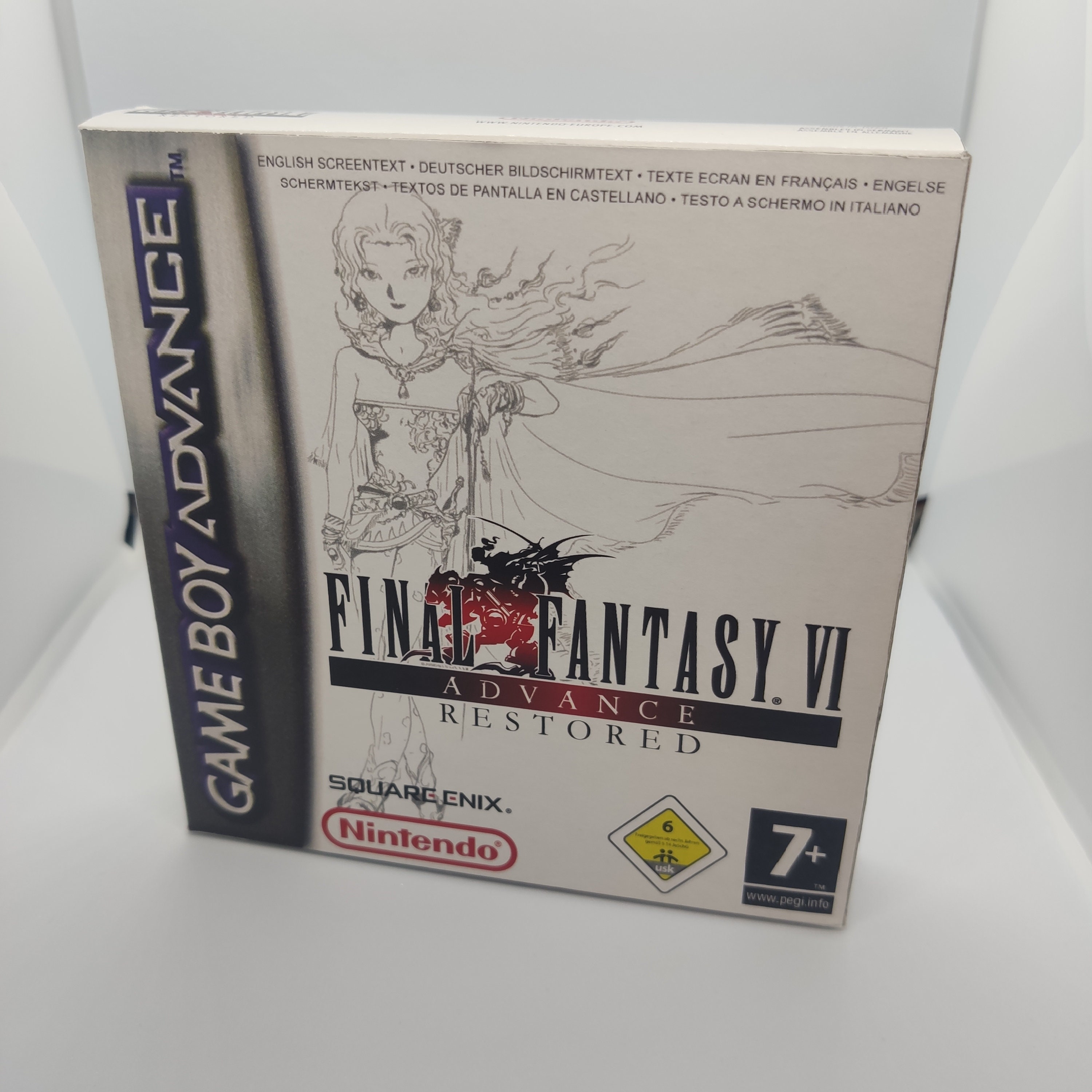 Final Fantasy VI (FF6) Restored With Case - Retro Game for