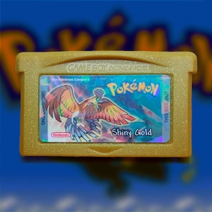 Wersja Pokemon Shiny Gold - Custom Hackrom GBA - Gra retro na GameBoy Advance - Brak RTC - Tylko język angielski