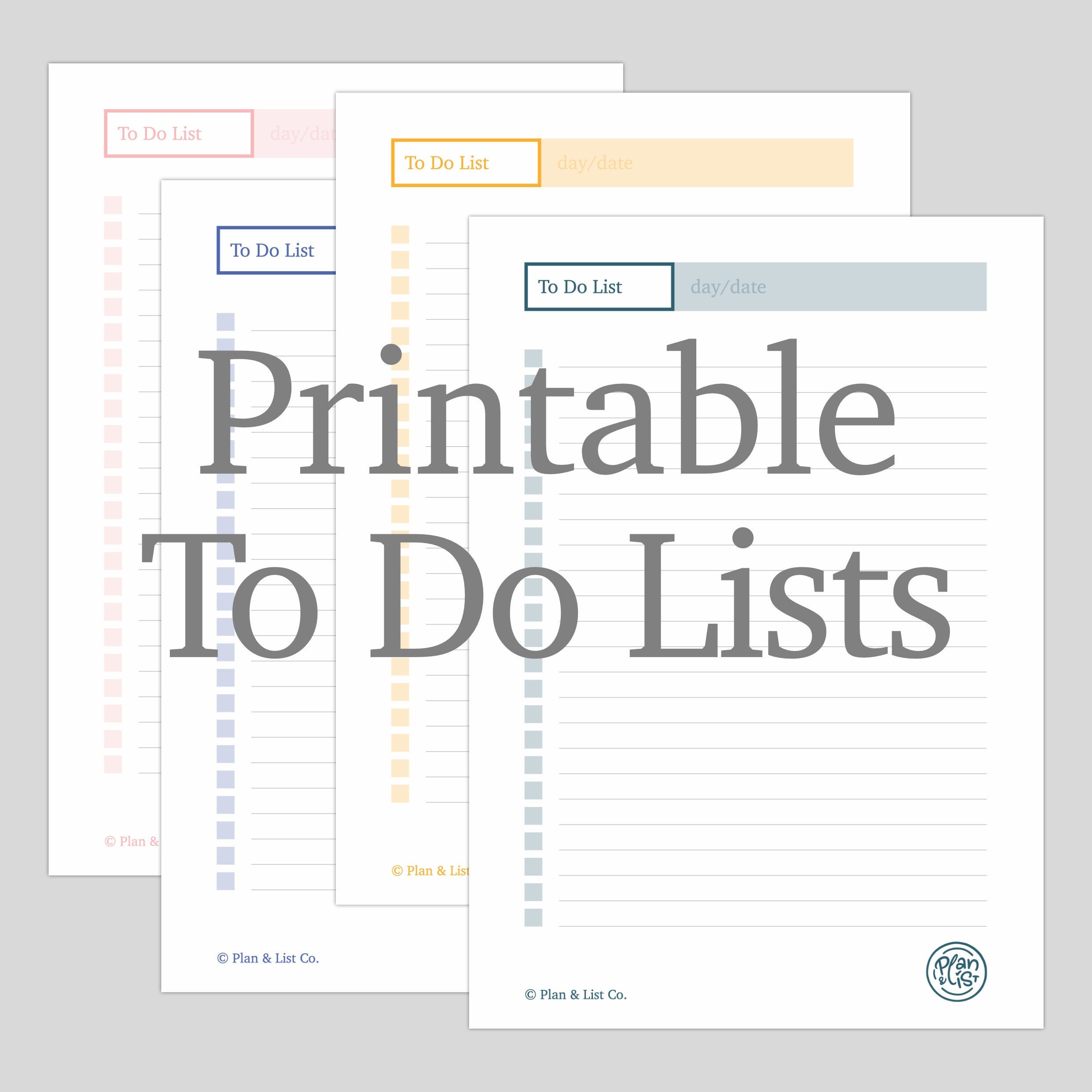 Printable Daily Tasks