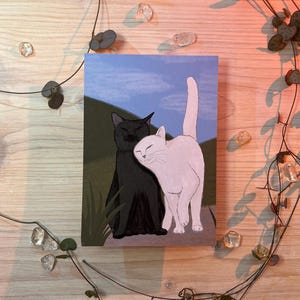 Postkarte - Katzenflausch