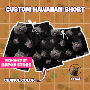 Custom Pet Shorts, Custom Face Shorts, Customized Shorts, Custom Photo Shirt, Personalized Shorts Gifts