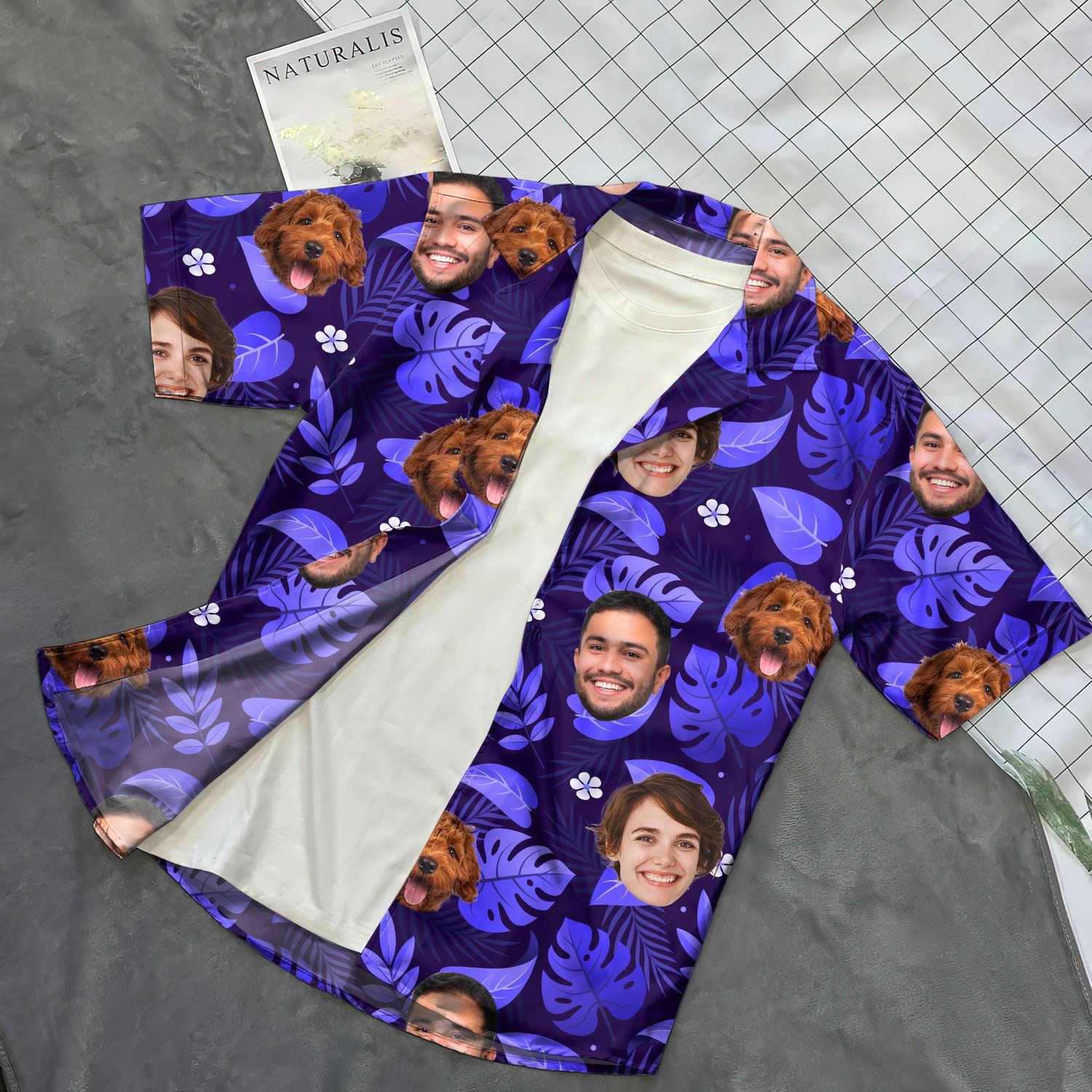 Discover Hawaiian Custom face Shirt with Men Women Pet