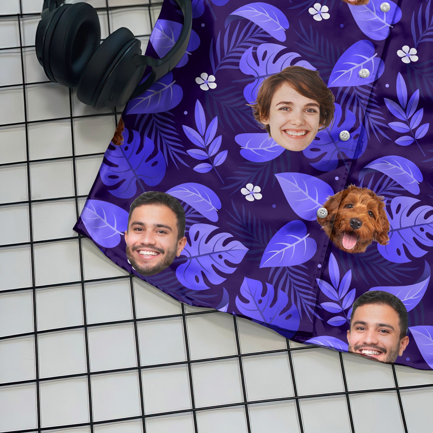 Discover Hawaiian Custom face Shirt with Men Women Pet