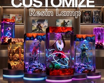 CUSTOM RESIN LAMP As Your Request