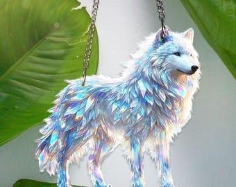 ポール・シェイラー作、徘徊するオオカミの陶器彫刻。 - Etsy 日本