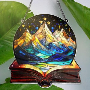 Night Court ACRYLIC Window hanging, Night Court ACRYLIC Ornament, Fantasy Book Reader Gift, Book Lover Gift, Bookish Gift Bookshelf Decor