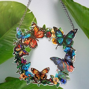 Colorful Butterfly ACRYLIC Window Hanging Ornament, Butterfly Ornament, Butterfly Garden Decor, Butterfly Home Decor Gifts, New Home Gifts