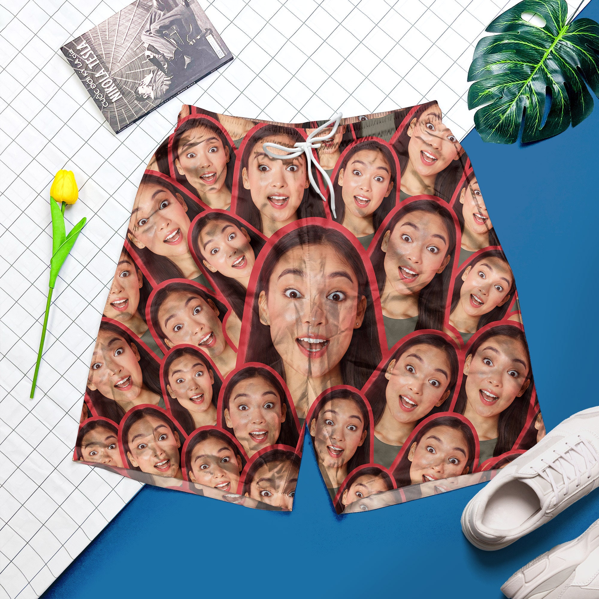 Discover Custom Face Shorts, Custom Photo Shorts, Custom Pet Shorts, Custom Swim Shorts