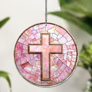 Christian ACRYLIC Window Hanging, Christmas Hanging Art Decor, Christian Jesus House Decor, ACRYLIC Window Hanging Suncatcher Decor