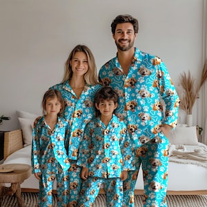 Custom Photo Pajamas, Custom Face Pajamas, Custom Pet Pajamas, Custom Pajamas men, Custom Pajamas Women, Bachelorette Pajamas Gifts