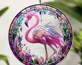 Flamingo ACRYL Raam Opknoping EFFECT Vogel ACRYL Raam Opknoping Flamingo Woondecoratie Nieuw Huis Geschenken