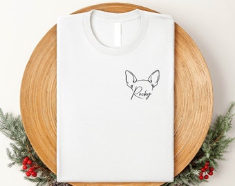 Personalized Boston Terrier Best Buddy Shirt, Best Buddy Gift shirt, Customizable Dog print shirt, Dog T-Shirt For Him, Custom Dog T-Shirt
