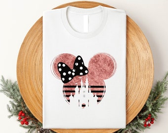 Minnie Mouse Castle Shirt: Disneyland Family Trip Matching Tee