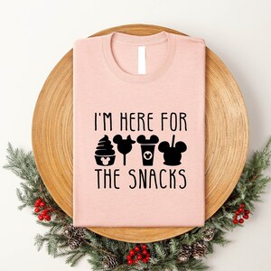 Snacks Theme Park Shirt: Family Vacation Tee