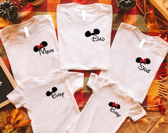 Mickey Mouse Daddy And Son Matching T-Shirts Set - Family Shirts For Father's Day, Birthdays - View #7