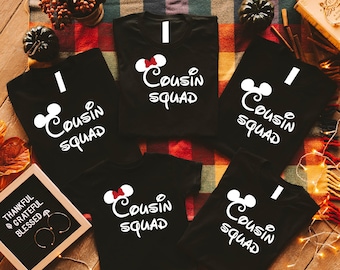 Disney Cousin Crew Shirt, Disney Cousin Squad T-Shirt, Cousin Crew Shirts, Disney Travel Shirt, Family Matching Shirt, Disney Matching Shirt