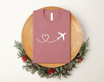 Flygplansläge T-shirt: Resepresent för äventyrare