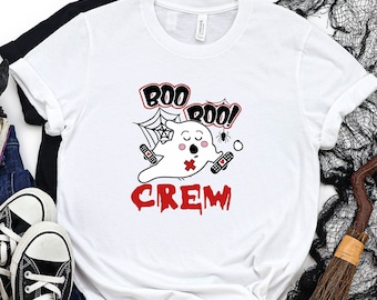 Boo Boo Shirt, Boo Crew Nurse Shirt, Halloween Shirt, Cute Halloween shirts, Halloween Nurse Shirts, Funny Halloween Shirt, Cute Nurse Shirt