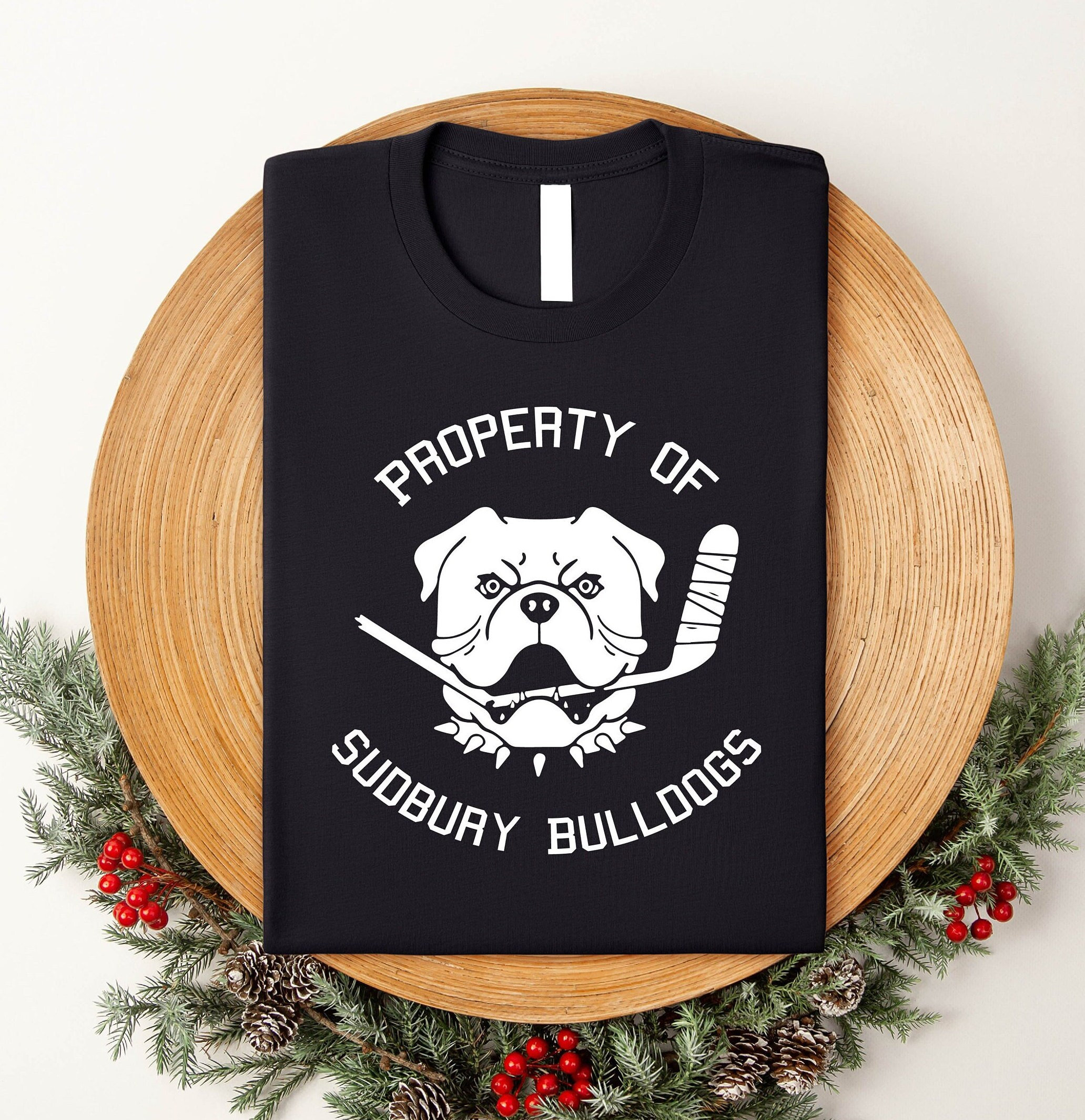 Shoresy Sudbury Blueberry Bulldogs Shirt ,property of Sudbury Bulldogs