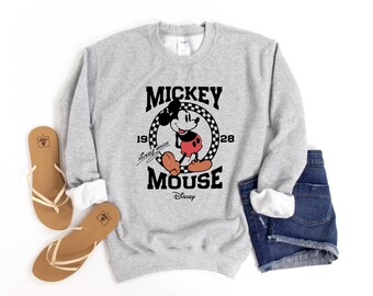 Disney Classic Mickey Mouse Pose Sweatshirt, Mickey Mouse Sweatshirt, Disney Classic Mickey Mouse Sweater, Mickey Sweatshirt, Mickey Hoodie