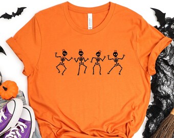 Dansande skelett-tröja, rolig skelett-tröja, rolig Halloween-tröja, partytröja, Halloween-present, skelettdansare, dansare-present, rolig present