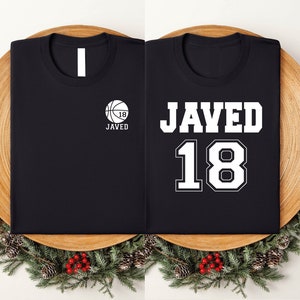 Maglietta da basket personalizzata, maglietta da basket personalizzata, maglietta per il giorno della partita, maglietta per mamma che ama il basket, maglietta con il nome della squadra di basket, regalo per gli amanti del basket
