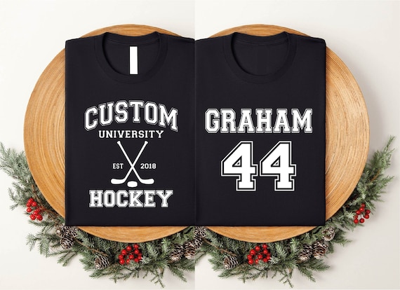 Custom University Hockey Shirt: Personalized Hockey Gift