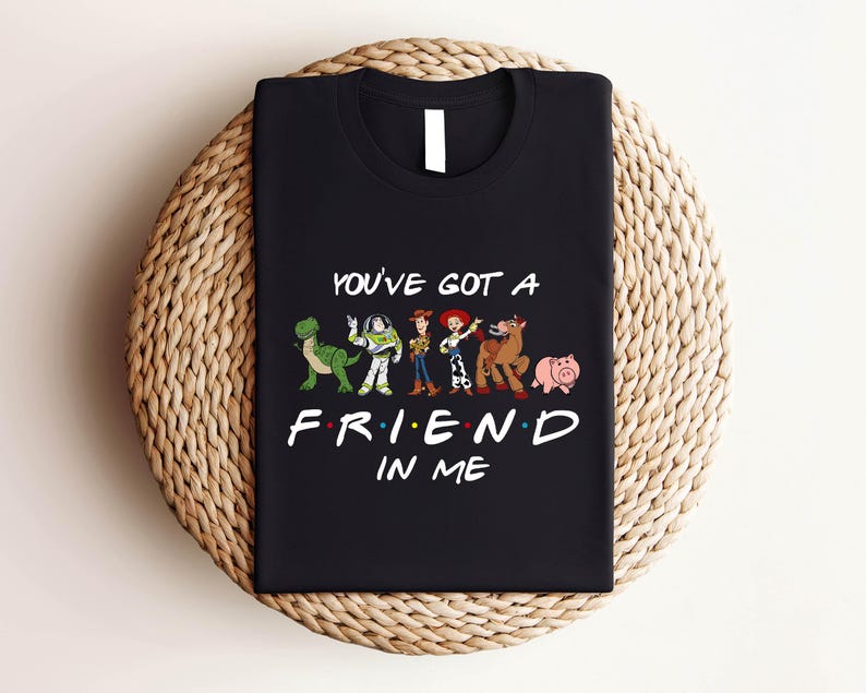 You've Got A Friend In Me Family Trip T-Shirt, Toy Story Characters Shirt, Disney Pixar Shirt, Woody Buzz Toy Story Party Gift Shirt image 3