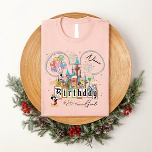 Personalisierte Disney Geburtstagskind Shirt, Benutzerdefinierte Name Geburtstag Junge T-Shirts, Disney Familie Passendes T-Shirt, Disney Trip, Disneyworld passendes T-Shirt