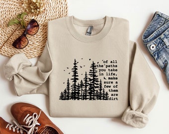 Camping Lover Sweatshirt: Wildlife Hiking Outdoors Gift
