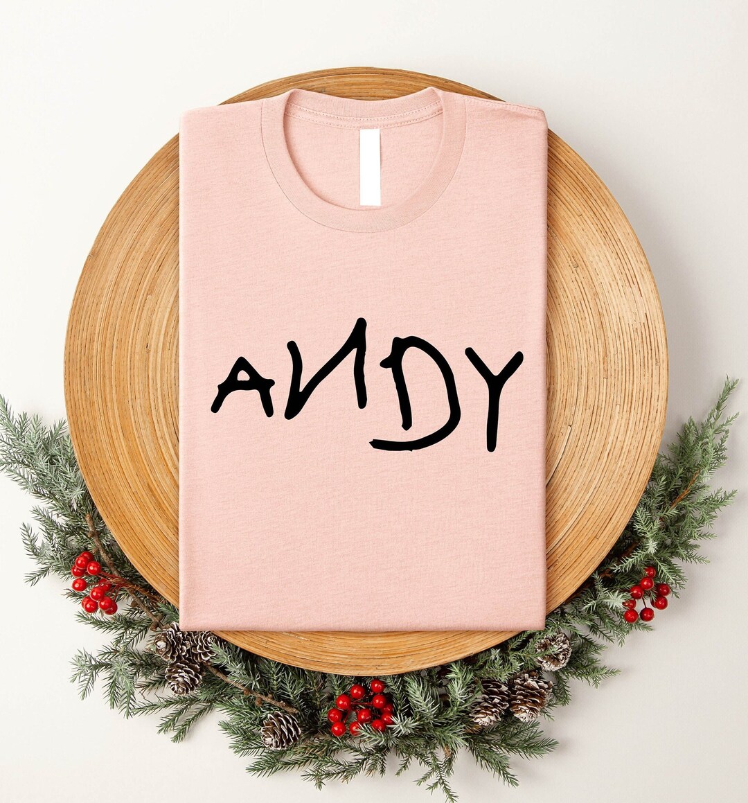 Andy Tshirt, Toy Story Shirt, Gift Apparel, Disney Animations, Gift