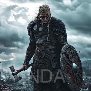 Norse Mythology Digital Download - High Resolution - Viking Art - Scandinavian Art - Viking Gods - Nordic Legends - Magical - Pagan - Gothic
