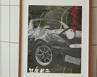 Japanese Mazda mx5 racing print