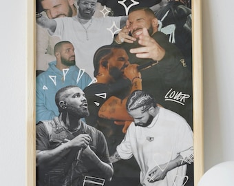 Drake rapper digital print
