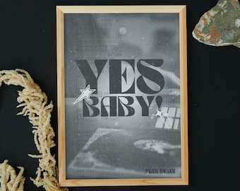house music 'yes baby' max dean digital print