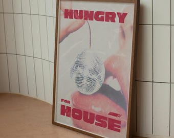 Hungry for house digital print