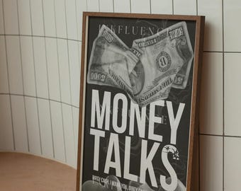 Dirty cash - money talks, digital print