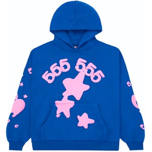 Sp5der P*nk Hoodie Black | Sp5der Hoodie | Sp5der P*nk