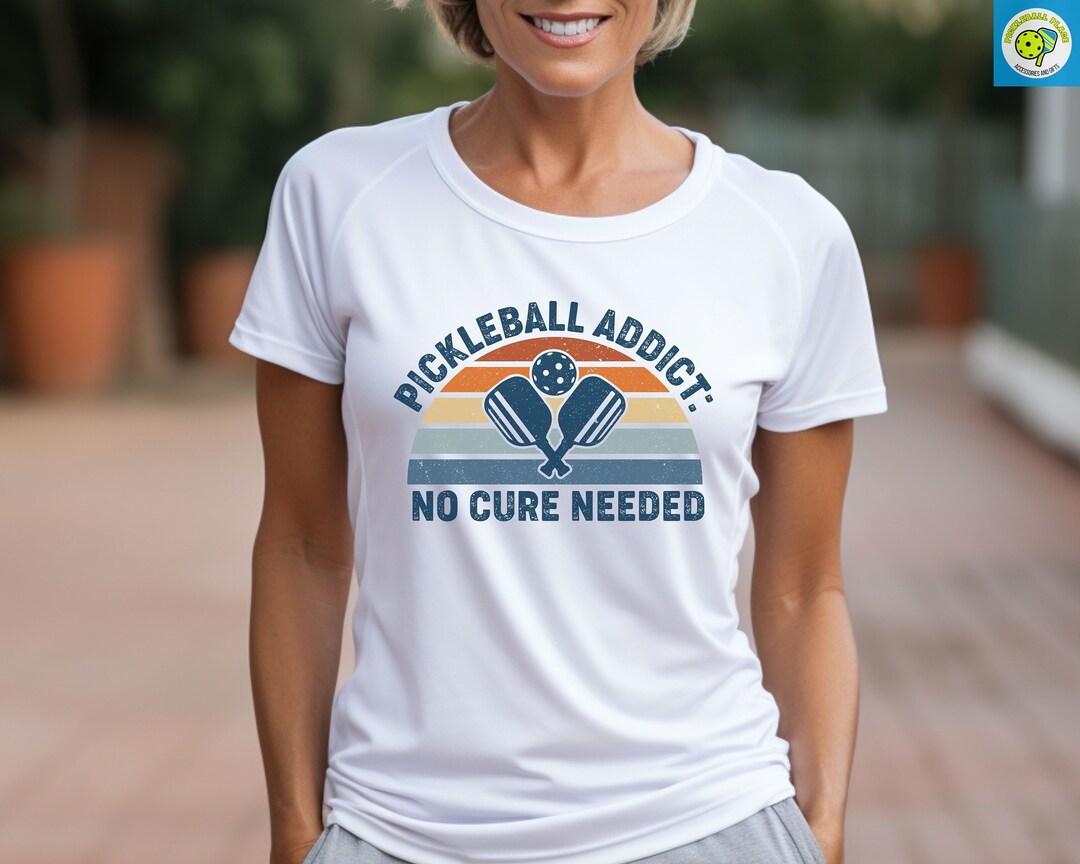 Funny Pickleball Gift Pickleball Addict Shirt Pickleball Etsy
