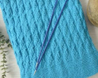 Baby Blanket Knitting Pattern D.K. Design 8 Instant PDF Download For You To Knit Yourself Easy Baby Blanket Knitting Patterns