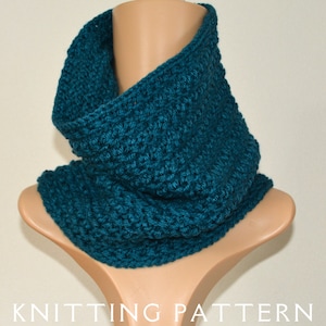 Cowl Knitting Pattern The Furrow Cowl Instant PDF Download For You To Knit Yourself