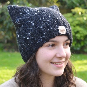 Katzenohren Mütze Strickmuster The Purrfect Mütze Sofort PDF Download Zum Selberstricken